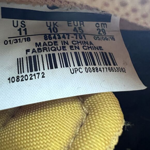 Nike SB Zoom Blazer Low Yellow Ochre Suede Skateboard Shoes Men's Size 11 - Picture 8 of 8